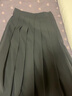 唐獅（TonLion）2023百褶裙西裝半身裙女學(xué)院風(fēng)高腰 高級灰/二批  M  曬單實(shí)拍圖