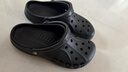 卡駱馳（CROCS）經(jīng)典云朵老爹鞋洞洞鞋時(shí)尚百搭女鞋拖鞋一腳蹬|206750 黑色-001(含智必星) 38 (240mm) 曬單實(shí)拍圖