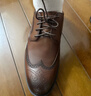 京東京造【萬(wàn)里行】男士布洛克商務(wù)休閑正裝鞋皮鞋婚鞋男男棕41 曬單實(shí)拍圖