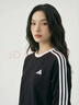 阿迪達斯（adidas）運動(dòng)型格系列 女 DANCE LS TEE2 長(cháng)袖T恤 KG3858 黑色 XL 曬單實(shí)拍圖
