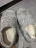 內泊【羊毛超保暖】乳膠棉鞋冬季全包跟防臭室內舒適家居棉拖鞋男灰42 曬單實(shí)拍圖