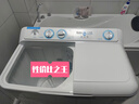海爾（Haier）雙缸洗衣機半自動(dòng) 家用大容量 10公斤大件洗超凈洗 洗脫分離 水電雙寬 品質(zhì)電機家電換新補貼81D2 曬單實(shí)拍圖