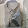 紅豆林更新輕云免燙抗皺襯衫男長(cháng)袖含羊毛莫代爾蠶絲彈力白襯衫男襯衣 K1橡木咖【免燙+桑蠶絲莫代爾】 40 【建議130-145斤】 曬單實(shí)拍圖