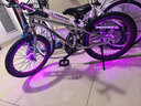 酷騎兒童自行車(chē)平衡車(chē)花鼓燈夜騎發(fā)光車(chē)輪燈風(fēng)火輪usb充電 曬單實(shí)拍圖