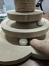 加仕高貓抓柱貓抓板耐磨劍麻貓咪爪小貓玩具逗貓轉盤(pán)自嗨解悶貓爬架一體 曬單實(shí)拍圖