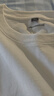 JEANSWEST LIFE真維斯重磅短袖T恤男100%純棉男款純色半袖上衣男士寬松220G體恤A 曬單實(shí)拍圖
