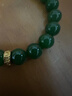 豆蔻時(shí)光奢藏級9-10mm和田玉碧玉手串無(wú)黑菠菜綠玉石手鏈生日禮物男女士款 曬單實(shí)拍圖