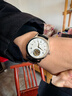 BOUX真陀飛輪全自動(dòng)機械表男士手表偏心海歐陀飛輪機芯男表正裝商務(wù)風(fēng) 白面黑帶-升級自動(dòng)款 海鷗機芯 曬單實(shí)拍圖