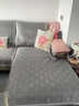 浪莎夏季2026新款高端輕奢涼感冰絲皮沙發(fā)蓋墊現代簡(jiǎn)約直排沙發(fā)涼席墊 冰絲知夏-灰色【涼而不冰好面料 機洗無(wú)憂(yōu)更省心】 90*90cm （加大加寬扶手靠背） 曬單實(shí)拍圖