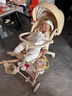 semmook遛娃神器嬰兒推車(chē)0-6歲用折疊可坐可躺帶減震雙向高景觀(guān)溜娃車(chē) 香檳金【擋風(fēng)皮質(zhì)遮陽(yáng)棚】【弓形穩固車(chē)架】 曬單實(shí)拍圖