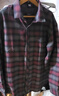 純棉男士中老年長(cháng)袖格子襯衫大碼寬松有口袋抗皺免燙爸爸長(cháng)袖襯衣 287-1紅格 XL-41建議120-140斤 曬單實(shí)拍圖