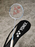 尤尼克斯（YONEX）羽毛球拍全碳素超輕5U天斧進(jìn)攻拍AX-ZERO白珍珠藍5U 已穿線(xiàn)附手膠 曬單實(shí)拍圖