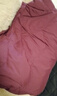 雅鹿中老年媽媽羽絨服冬季2025新款媽媽裝短款連帽加厚保暖外套女 酒紅色 3XL 【推薦120-130斤】 曬單實(shí)拍圖