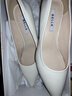 百麗通勤高跟鞋女26春新真皮正裝鞋JD013AQ6 米色 37 曬單實(shí)拍圖