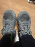 熱風(fēng)（Hotwind）【商場(chǎng)同款】厚底老爹鞋女鞋冬季新款運動(dòng)戶(hù)外休閑鞋透氣網(wǎng)面鞋子 137灰紫 39 曬單實(shí)拍圖