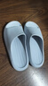 樸西男士四季抗菌室內浴室洗澡防滑居家情侶涼拖女 灰色 44-45 曬單實(shí)拍圖