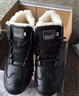 恒源祥靴子男頭層牛皮秋冬季加絨馬丁靴系帶工裝棉鞋 J0998 黑色 39 曬單實(shí)拍圖