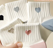 蟲(chóng)兒襪子女短襪秋冬純棉抗菌防臭吸汗透氣網(wǎng)眼愛(ài)心百搭可愛(ài)少女中筒襪 曬單實(shí)拍圖