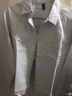 杰雷諾美式復古40支高密牛津紡襯衫男長(cháng)袖2026新款春秋簡(jiǎn)約襯衣男士外套 淺灰色 L 適合125-145斤 曬單實(shí)拍圖
