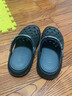 QYCKABY德國醫用手術(shù)室拖鞋男士洞洞鞋2026新款四季防滑eva厚底外穿女士 黑色 42-43 正碼 曬單實(shí)拍圖