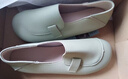 啄木鳥(niǎo)真皮平底女單鞋2026春秋季休閑牛筋軟底軟皮媽媽鞋防滑舒適女鞋 灰綠色/標準碼數 38 曬單實(shí)拍圖