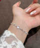 老廟S925純銀蝴蝶手鏈女士款輕奢女生飾品生日禮物送女友老婆 曬單實(shí)拍圖