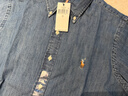 Polo Ralph Lauren拉夫勞倫秋冬新款保暖休閑長(cháng)袖襯衫 牛仔藍M 710548537001 經(jīng)典版 曬單實(shí)拍圖