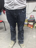 HLA海瀾之家直筒牛仔褲男輕商務(wù)經(jīng)典加絨加厚褲子男冬季過(guò)年 曬單實(shí)拍圖