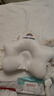 盟石（cute stone）定型枕嬰兒0-6個(gè)月睡圓頭嬰兒定型枕頭0-1歲糾正頭型新生兒童枕頭 白藍 【0-6個(gè)月】10A抗菌-涼暖雙面 0-2歲寶寶定型枕頭可機洗 曬單實(shí)拍圖
