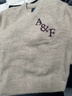 Abercrombie & Fitch【經(jīng)典LOGO】美式絨感套頭毛衣針織衫上衣25秋冬男裝120-5181 卡其色 M (180/100A) 曬單實(shí)拍圖