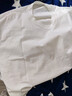 H&M男裝女裝T恤秋冬情侶裝重磅純棉寬松圓領(lǐng)紅色短袖打底衫0608945 白色 XL 180/116 （建議尺碼拍小一碼） 曬單實(shí)拍圖