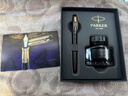 派克（PARKER）鋼筆 簽字筆 生日禮物馬年禮盒 威雅XL經(jīng)典黑金夾墨水筆+升級版墨水禮盒 曬單實(shí)拍圖