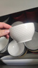 京東京造 湯碗 米飯面陶瓷景德鎮餐具套裝家用蒸蛋碗 奶油華夫 4.5英寸*6 曬單實(shí)拍圖