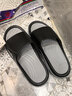 回力運動(dòng)拖鞋男士家居浴室防滑一字拖外穿沙灘涼鞋 HL3952 黑灰 40-41 曬單實(shí)拍圖