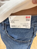 優(yōu)衣庫男裝女裝寬松直筒牛仔褲/水洗產(chǎn)品休閑丹寧褲482864 479322 482864/66藍色 31 /170/78A 曬單實(shí)拍圖