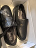 強人商務(wù)休閑鞋男套腳款頭層牛皮透氣輕便男士皮鞋 Q3DXA351027 黑色 41碼 曬單實(shí)拍圖