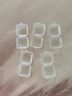 辛叢首飾收納盒塑料透明小盒子迷你帶蓋便攜裝防氧化耳環(huán)項鏈儲物手飾 【5個(gè)裝】3.5*3.5cm小方盒 曬單實(shí)拍圖