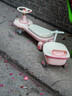 看寶貝（lookbaby）兒童扭扭車(chē)1-3歲溜溜車(chē)搖搖車(chē)寶寶扭扭車(chē)防側翻嬰兒扭扭車(chē) 玫瑰粉+拖斗+拉桿 曬單實(shí)拍圖