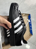 阿迪達斯（adidas）三葉草貝殼頭 Superstar 2黑白撞色logo板鞋JI0079 42碼 曬單實(shí)拍圖