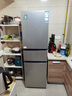 海爾（Haier）「真省電」217L三門(mén)小冰箱黑金凈化一級能效風(fēng)冷無(wú)霜星輝銀BCD-217WGHC3E9S9國家補貼 曬單實(shí)拍圖