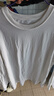 凡客誠品（VANCL）純棉長(cháng)袖T恤男春秋季圓領(lǐng)內搭衣服休閑寬松透氣打底衫 白色 2XL 曬單實(shí)拍圖