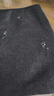 尚都比拉含綿羊毛保暖半身裙女冬季氣質(zhì)亮片百搭A字裙高級感減齡中長(cháng)裙 曬單實(shí)拍圖