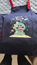 兒童防水圍裙畫(huà)畫(huà)衣可愛(ài)卡通可擦手幼兒夏季防臟小孩美術(shù)繪畫(huà)罩衣 【升級可擦手口袋】藏青太空龍 140碼(建議身高100-120) 曬單實(shí)拍圖