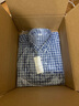 優(yōu)衣庫男女裝優(yōu)質(zhì)長(cháng)絨棉格子襯衫長(cháng)袖休閑襯衣純棉483136 476016 483136/64湖藍色 XL 曬單實(shí)拍圖