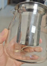 京東京造 茶壺 耐高溫玻璃泡茶煮茶具飄逸杯電陶爐燒水壺650ml 曬單實(shí)拍圖