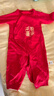 貝瑞加（Babyprints）寶寶連體衣大紅色純棉內衣周歲宴禮服中國風(fēng)抓周爬服柔軟 喜樂(lè )80 曬單實(shí)拍圖