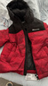 波司登25羽絨服兒童5A抗菌短款加厚防寒新年紅親子連帽外套 曬單實(shí)拍圖