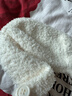 婧麒（JOYNCLEON）嬰兒帽子秋冬新生嬰幼兒護耳帽保暖男女寶寶針織毛絨帽 Jyf189953 曬單實(shí)拍圖