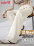 班尼路拼接直筒休閑褲女2026年春秋女裝新款小個(gè)子潮流寬松爆款闊腿褲 沙礫色#純色 【拼接直筒褲】 S 【柔軟舒適】 曬單實(shí)拍圖