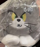 貓和老鼠（Tom and Jerry）抱枕靠枕毛絨長(cháng)條抱枕女生抱睡公仔靠枕枕頭側睡玩偶變形湯姆55cm 曬單實(shí)拍圖